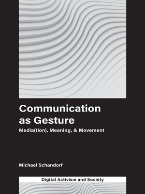cover image of Communication as Gesture
